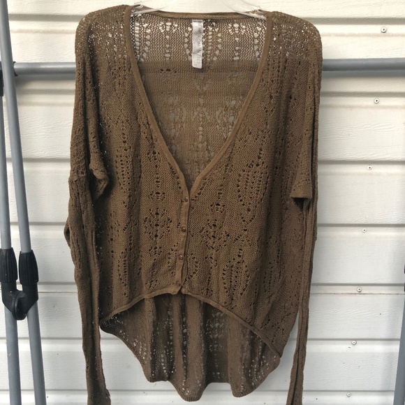 Free People Sweaters - Free People Oversized Crochet Sweater